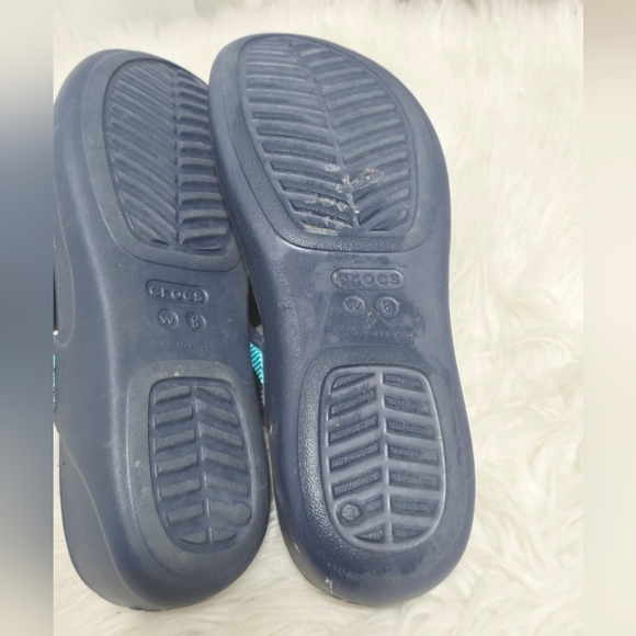 Crocs Monterey Beaded Women's Wedge Flip Flops Sandals Size 8✌️ - Picture 9 of 9